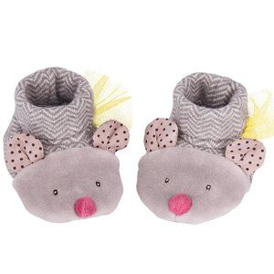 Mouse Slippers By Moulin Roty